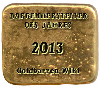 Goldbarren - Hersteller des Jahres 2013